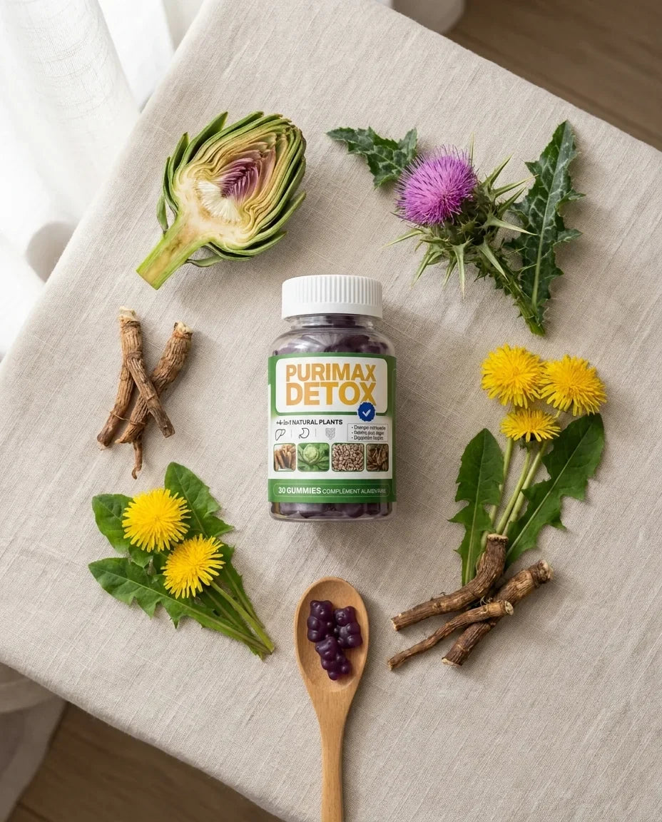 Les 4 plantes de la formule Purimax Detox